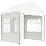 Vidaxl Arbor con techo 2.28x2.23x2.69 M polietileno blanco