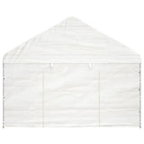 Tonnelle Vidaxx avec toit 4,08x2,23x3,22 m polyéthylène blanc