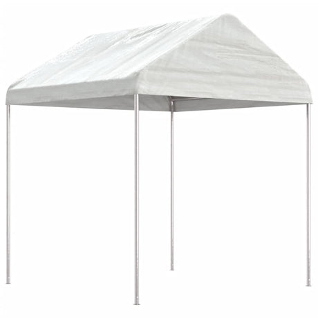 Tonnelle Vidaxx avec toit 2,28x2,23x2,69 m polyéthylène blanc