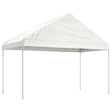 Tonnelle Vidaxx avec toit 4,08x2,23x3,22 m polyéthylène blanc