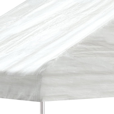 Tonnelle Vidaxx avec toit 4,08x2,23x3,22 m polyéthylène blanc