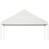 VidaXL Gazebo avec toit 5,88x2,23x3,75 m polyéthylène blanc