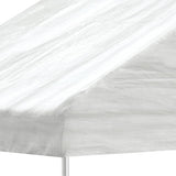 VidaXL Gazebo avec toit 5,88x2,23x3,75 m polyéthylène blanc