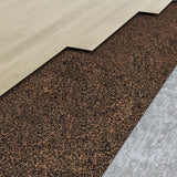 VidaXL liège en rouleau 100x200 cm caoutchouc 2 mm