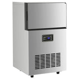 VidaXL machine à glaçons 45 kg 24 heures argent