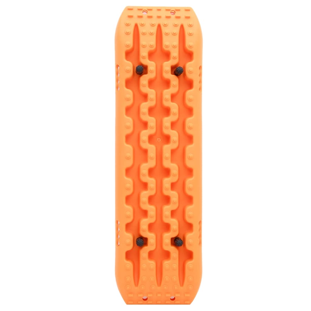 Vidaxx plaques de préhension 2 pcs 106x30,5x7 cm nylon orange