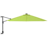 Vidaxl Wall Parasol 290 cm de manzana verde