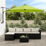 VidaXL parasol mural 290 cm vert pomme