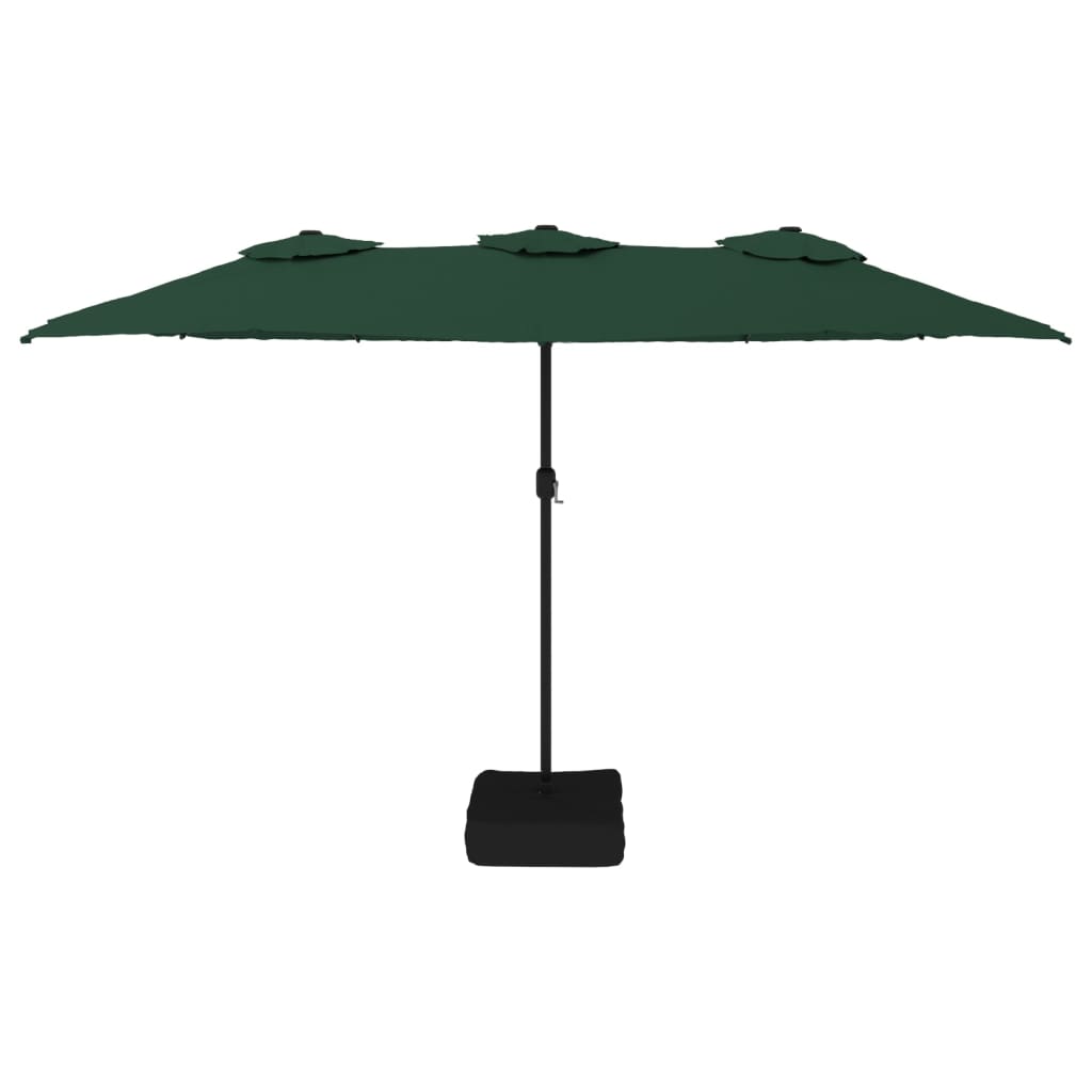 VidaXL Parasol double 449x245 cm vert