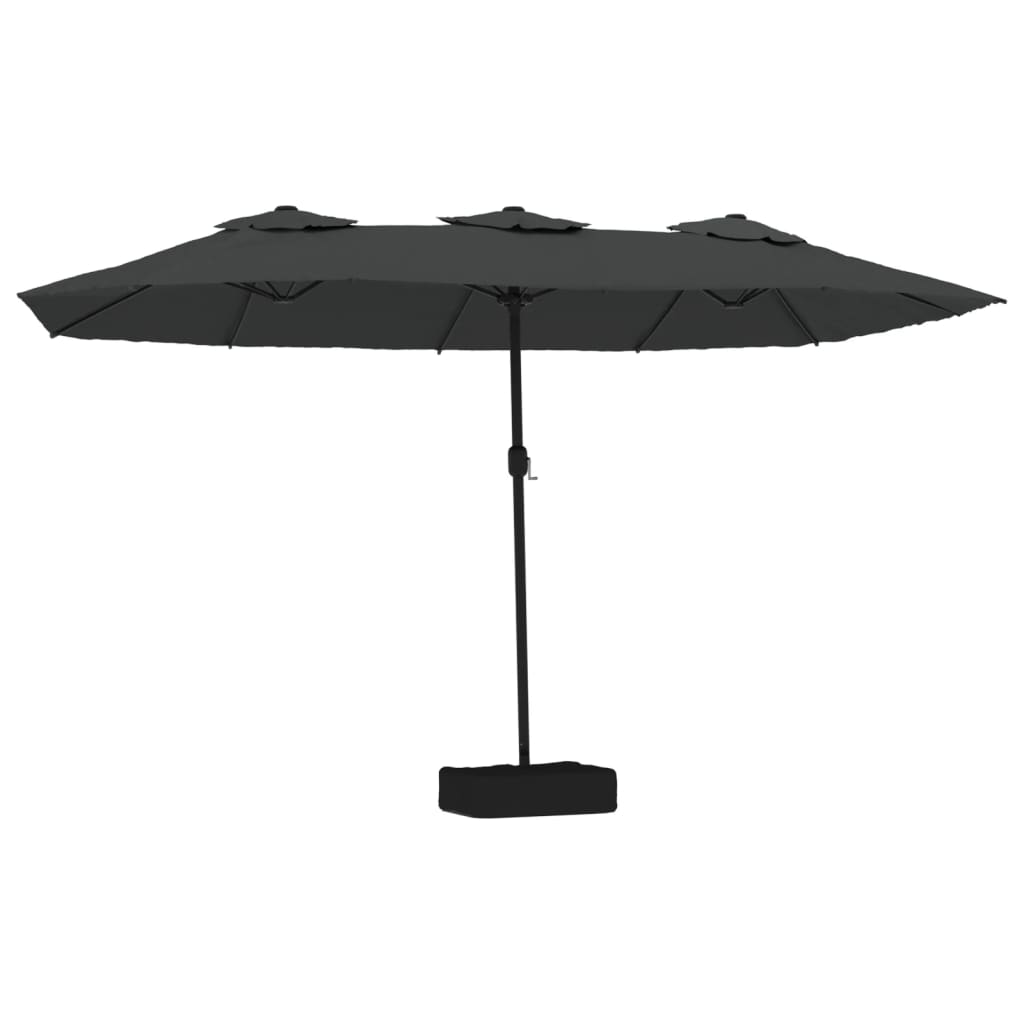 VidaXL Parasol double 449x245 cm anthracite