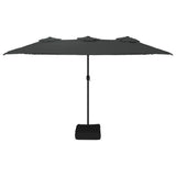 VidaXL Parasol double 449x245 cm anthracite