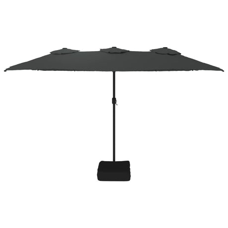 VidaXL Parasol double 449x245 cm anthracite