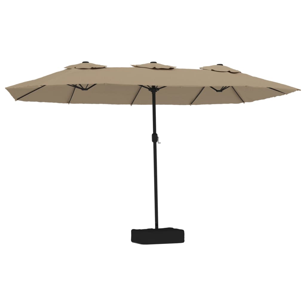 Vidaxl Parasol Techo doble con LED 449x245 cm Tope