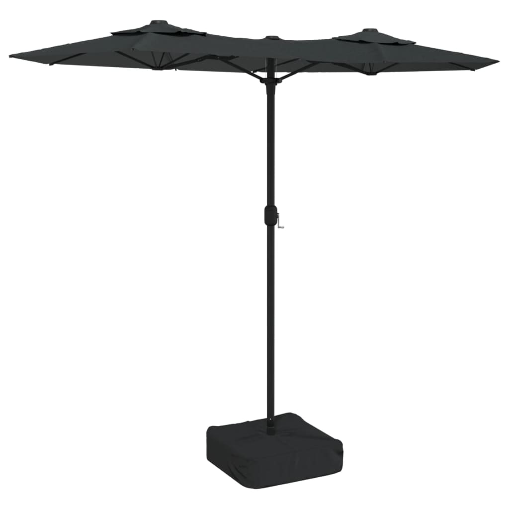 Vidaxx parasol double toit 316x240 cm anthracite