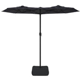 Vidaxx parasol double toit 316x240 cm noir