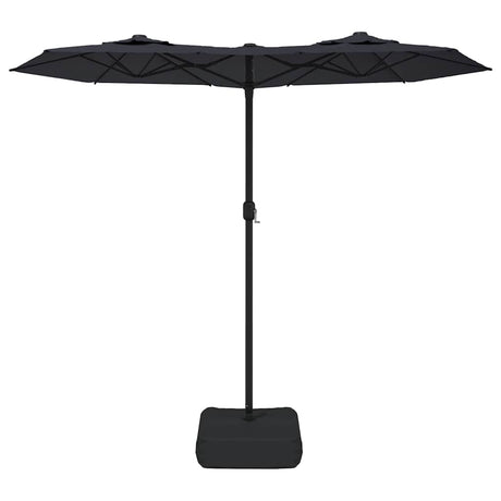 Vidaxx parasol double toit 316x240 cm noir