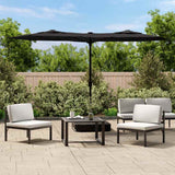 Vidaxx parasol double toit 316x240 cm noir