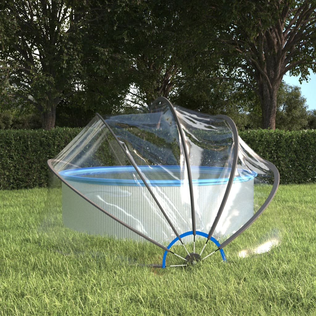 Vidaxx couverture de piscine ronde 376x188 cm PVC