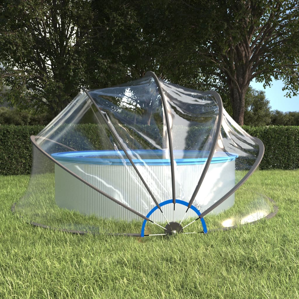 Vidaxx couverture de piscine ronde 467x234 cm PVC