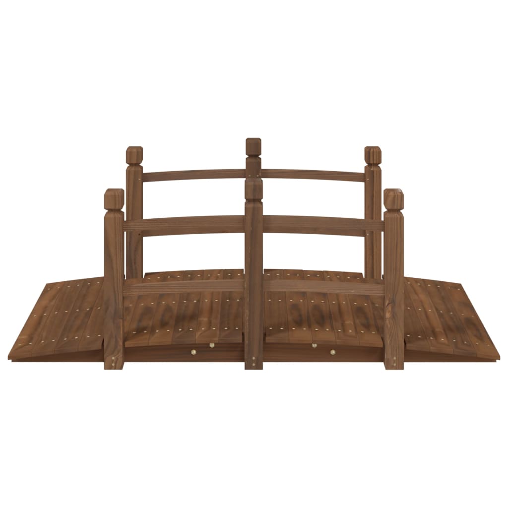 Vidaxx pont de jardin avec garde-corps 150x67x56 cm bois de pin massif
