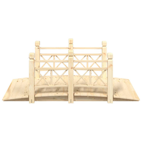 Vidaxx pont de jardin avec garde-corps 150x67x56 cm bois de pin massif