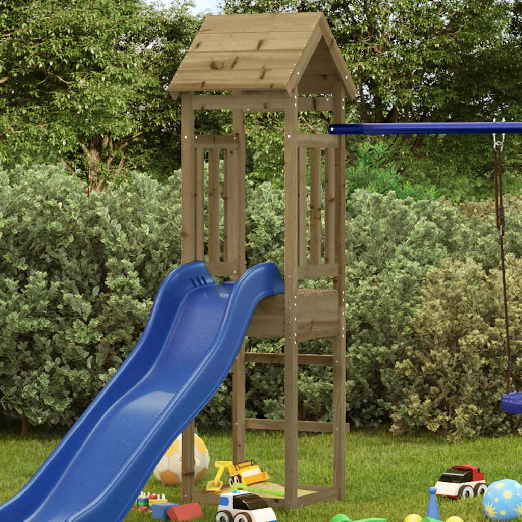 Vidaxl Play Tower 52.5x46.5x206,5 cm impregnirani bor