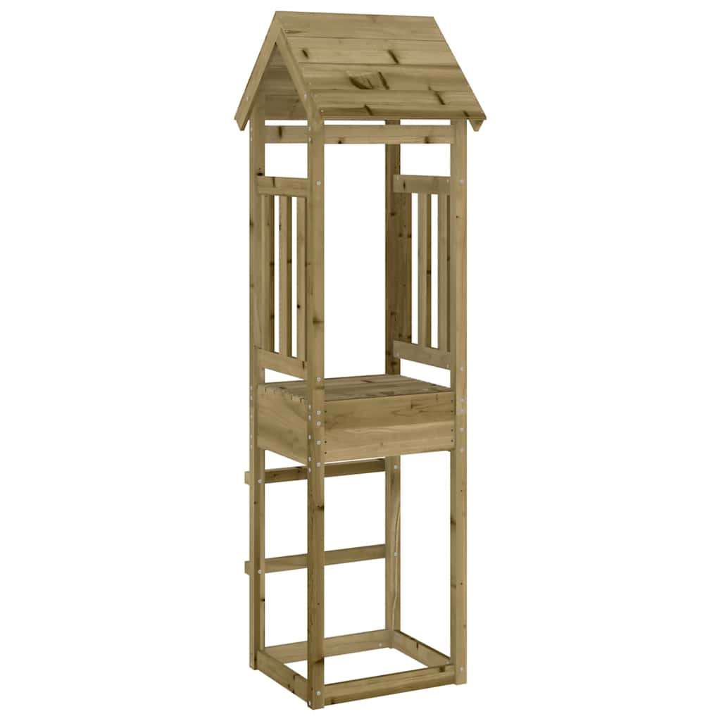 Vidaxl spillen Tower 52.5x46.5x206,5 cm Imprägnéiert Pine