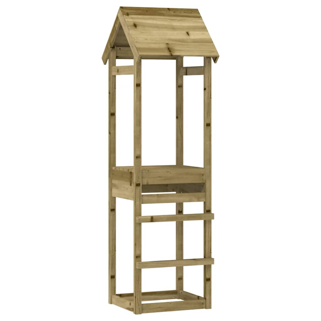 Vidaxl Play Tower 53x46.5x194 cm Pine impregnado