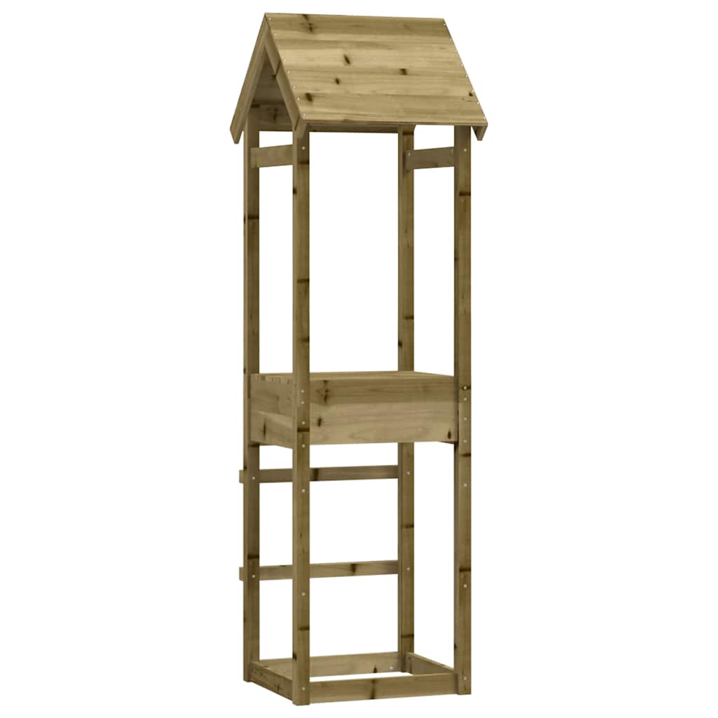 Vidaxl Play Tower 53x46.5x194 cm Imprægneret fyrretræ