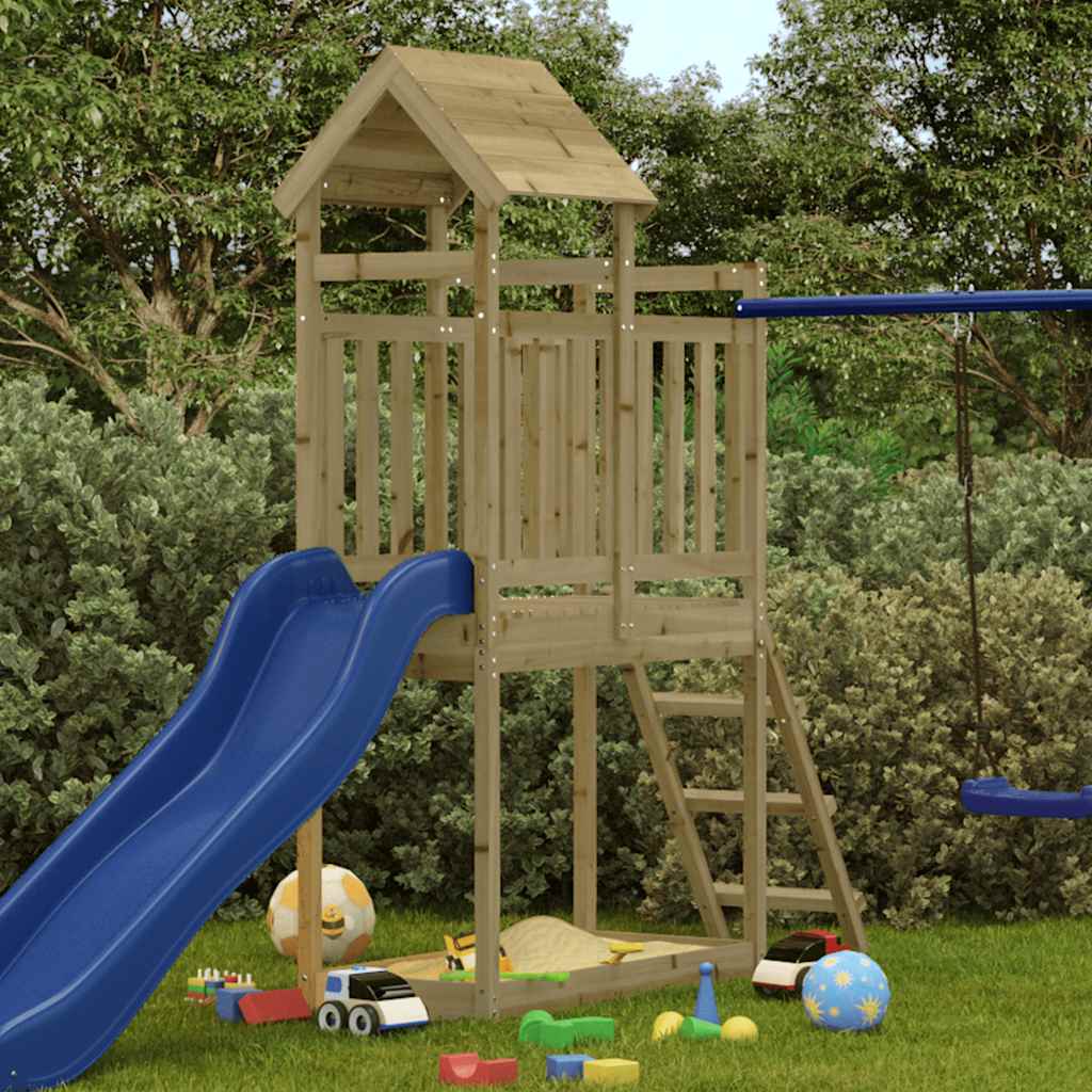 Vidaxx maison de jeu 53x110x214 cm bois de pin imprégné