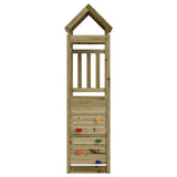 Tour de jeu Vidaxx avec mur d'escalade 53x110x214 cm bois de pin imprégné