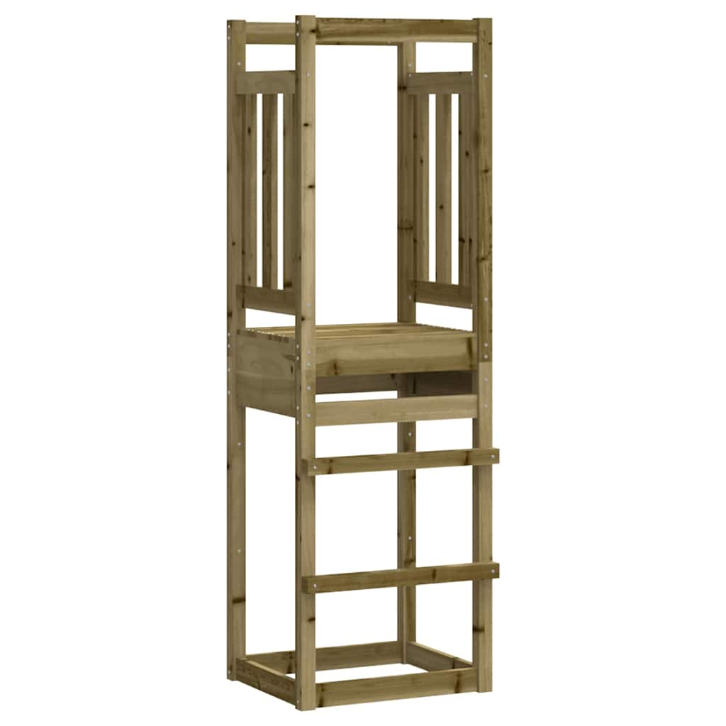 Vidaxl Play Tower 53x46.5x169 cm Pine impregnato