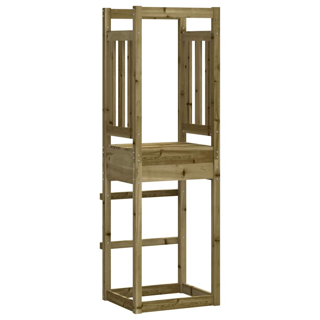 Vidaxl Play Tower 53x46.5x169 cm Pine impregnato