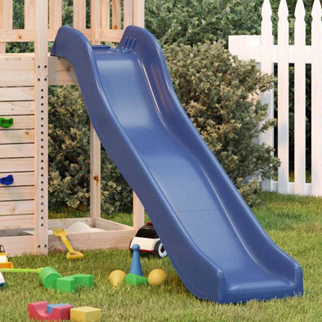 Vidaxl Children's Slide 174x38 cm Bleu en polypropène