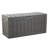 Vidaxx boîte de rangement 118x53x57 cm polypropylène noir
