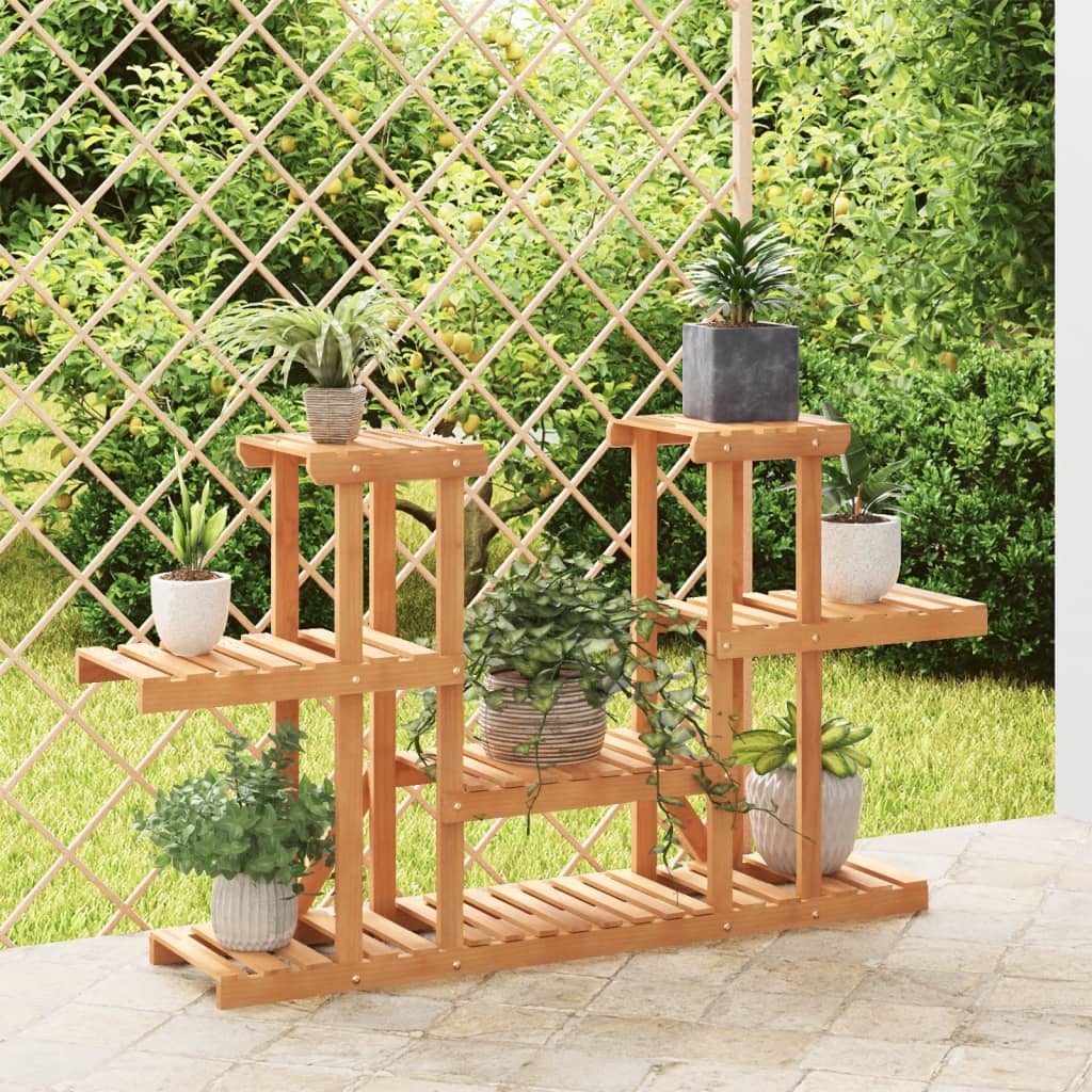VidaXL support pour plantes 110x25x73 cm bois de pin massif