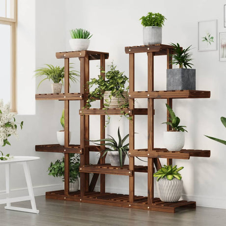 Vidaxx support pour plantes 110x25x110,5 cm en bois de pin massif