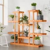 Vidaxx support pour plantes 110x25x110,5 cm en bois de pin massif