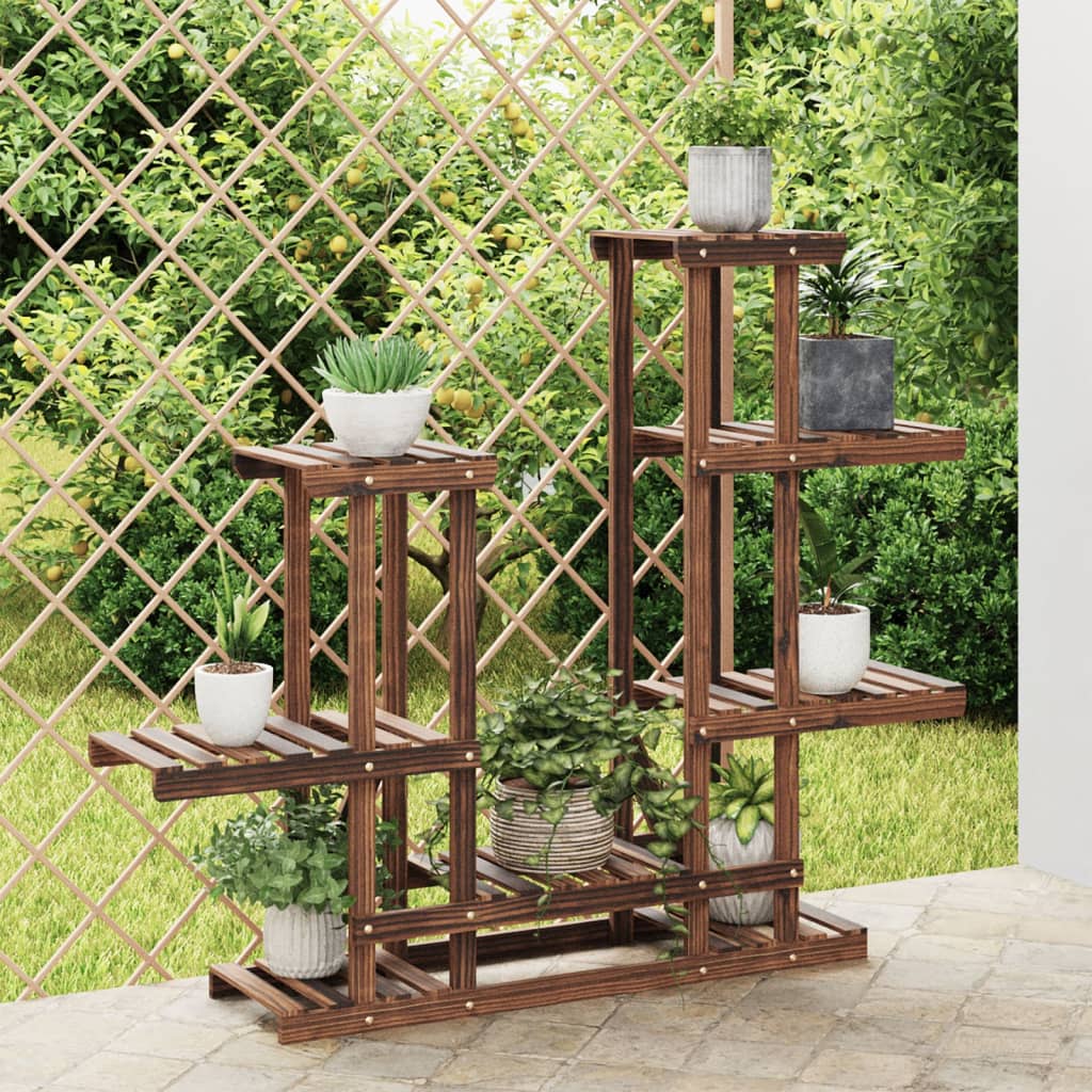 Vidaxx support pour plantes 95x25x96 cm en bois de pin massif