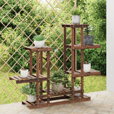 Vidaxx support pour plantes 95x25x96 cm en bois de pin massif