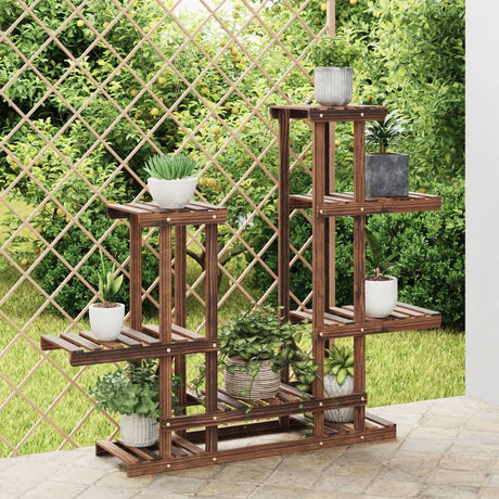 Vidaxx support pour plantes 95x25x96 cm en bois de pin massif