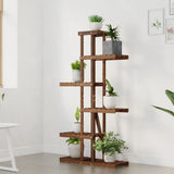 Vidaxx support pour plantes 75x25x140,5 cm en bois de pin massif