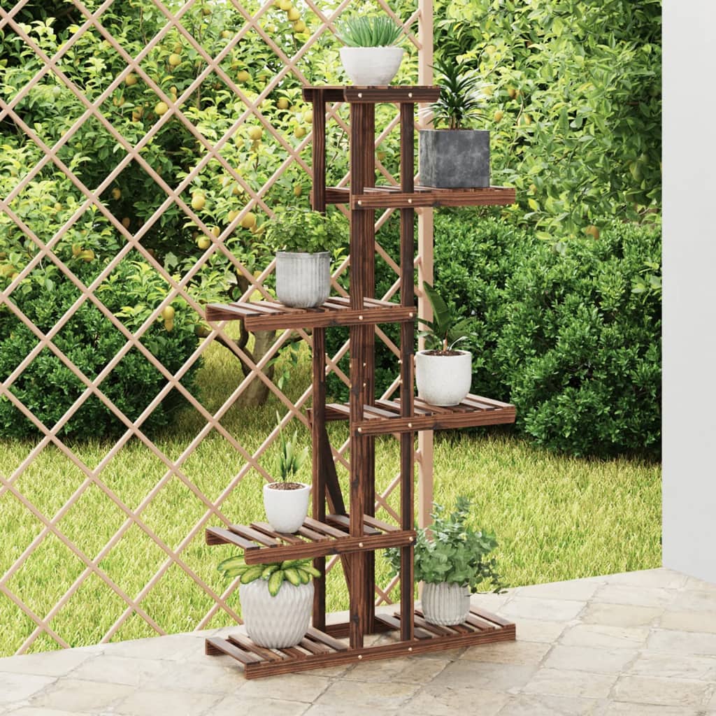 Vidaxx support pour plantes 75x25x140,5 cm en bois de pin massif