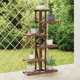 Vidaxx support pour plantes 75x25x140,5 cm en bois de pin massif