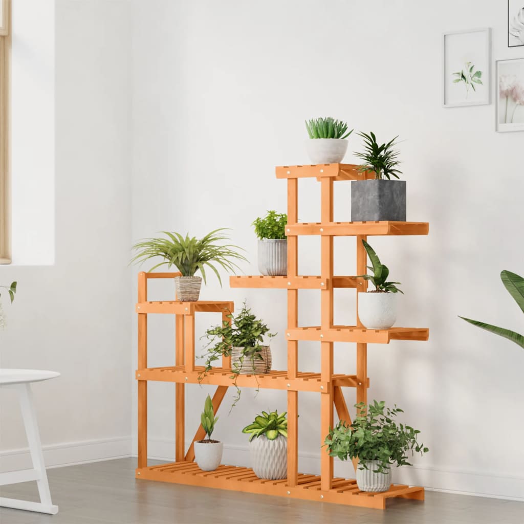 Vidaxx support pour plantes 110x25x111 cm en bois de pin massif