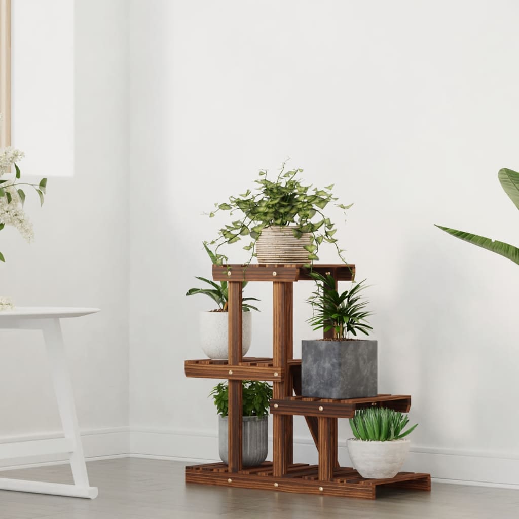 Vidaxx support pour plantes 58x25x51 cm en bois de pin massif