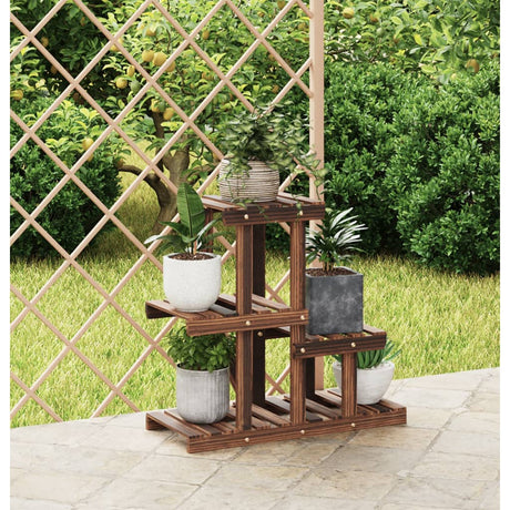 Vidaxx support pour plantes 58x25x51 cm en bois de pin massif