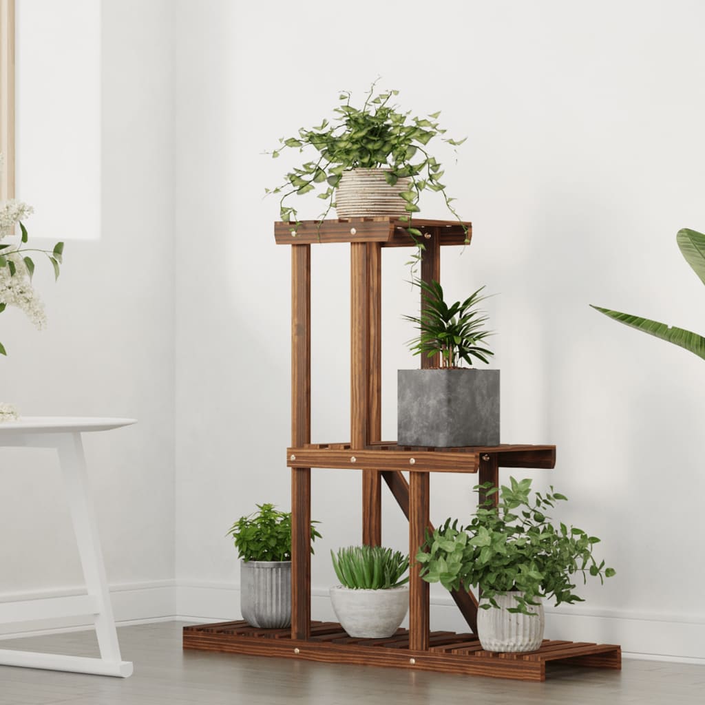 Vidaxx support pour plantes 81x25x75,5 cm en bois de pin massif