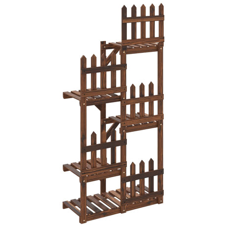 Vidaxx support pour plantes 60x25x130 cm en bois de pin massif