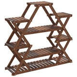 Vidaxx support pour plantes 110x25x105 cm en bois de pin massif